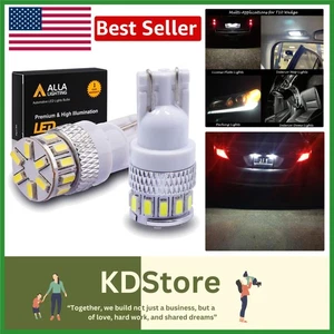 High-Performance 6000K White LED Wedge Bulbs – 2 Pack - Picture 1 of 11