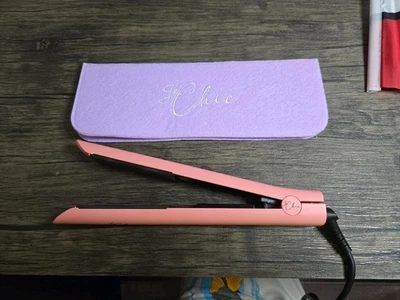 LeChic Ionik Ceramic Flat Iron Dark Pink. Never Used No Box - Image 1 of 4