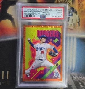 YOSHINOBU YAMAMOTO 2024 BOWMAN CHROME MEGA ASCENSIONS ORANGE REFRACTOR 7/25 SSP - Bild 1 von 1