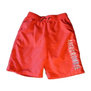 Abercrombie kids 13/14 Swim Shorts - Neon Orange/ Peach Great Shape - Picture 1 of 5