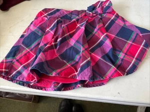 GYMBOREE PRETTY Plaid Skort/Size 4T/Washed but Unworn/Red Blue Pink - Picture 1 of 4