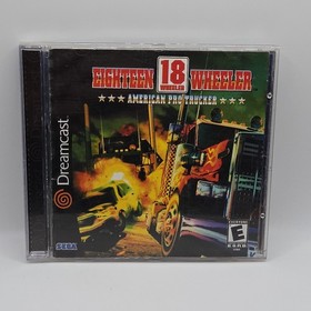 DREAMCAST EIGHTEEN 18 WHEELER AMERICAN PRO TRUCKER GAME COMPLETE TESTED