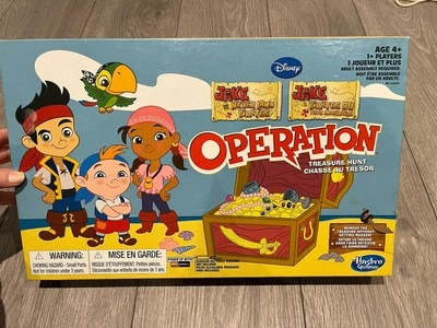  Jake & the Neverland Pirates Operation Treasure Hunt Game Hasbro Disney Game - Image 1 of 4