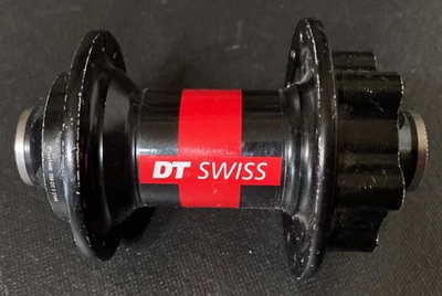 Used DT Swiss 240s MTB 6 Bolt Disc Front Hub 28 hole x 100mm width x 15mm axle - Image 1 of 4