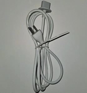 Genuine Apple Power Cord For iMac - A7 - White - 3 Prong 10A 125V - 622-0153 - Picture 1 of 4