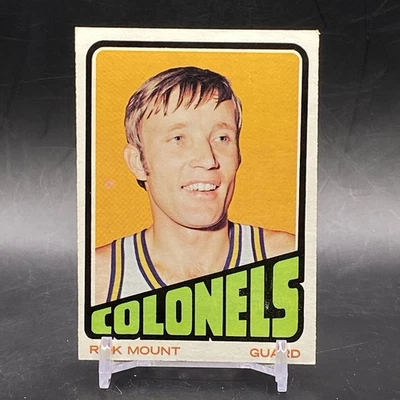 1972 Topps #237 Rick Mount Kentucky Colonels Vintage Basketball Trading Card - Image 1 of 2