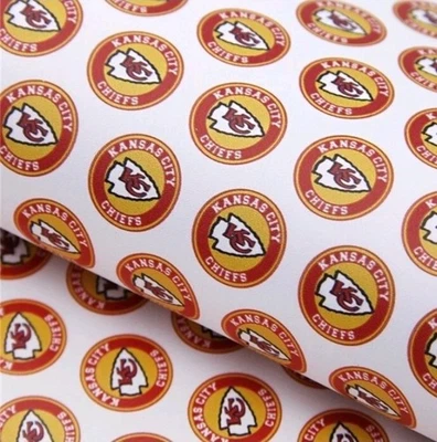 Rollo de imitación de cuero Chiefs 12" x 55" Kansas City 1095205 TEXTURA SUAVE Foto 1 de 2