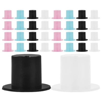  120pcs Miniature Top Hats Diy Crafts Mini Hats For Cupcake Toppers Miniature - Image 1 of 4