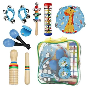 Kids Musical Instruments Toys Set: Baby Music Toys Montessori Percussion for ... - Picture 1 of 7