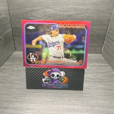 2024 Topps Chrome Update Series - Gavin Stone #USC75 Magenta Refractor /399 - Image 1 of 2
