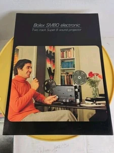 Bolex  SM80 Two TrackSuper 8 Sound Projector Sales Brochure Spec Sheet - Picture 1 of 5