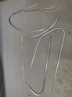 1946-1948 Ford Mercury 2 Door Coupe Sedan Window Trim Mouldings Eight Deluxe OEM - Image 1 of 4