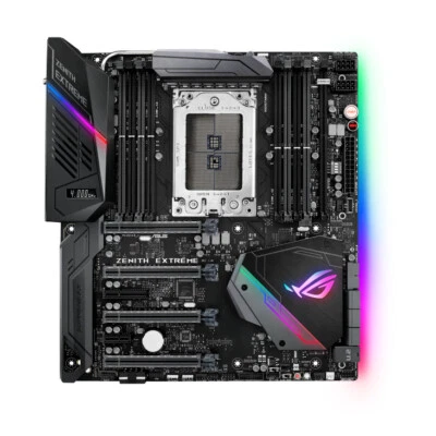 ASUS ROG ZENITH EXTREME Motherboard AMD X399 Socket TR4 DDR4 E-ATX 2xM.2 USB - Image 1 of 3
