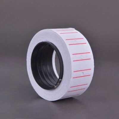 1 Roll(500 Labels) White Self Adhesive Price Label Tag Sticker Mark Tag Office - Image 1 of 4