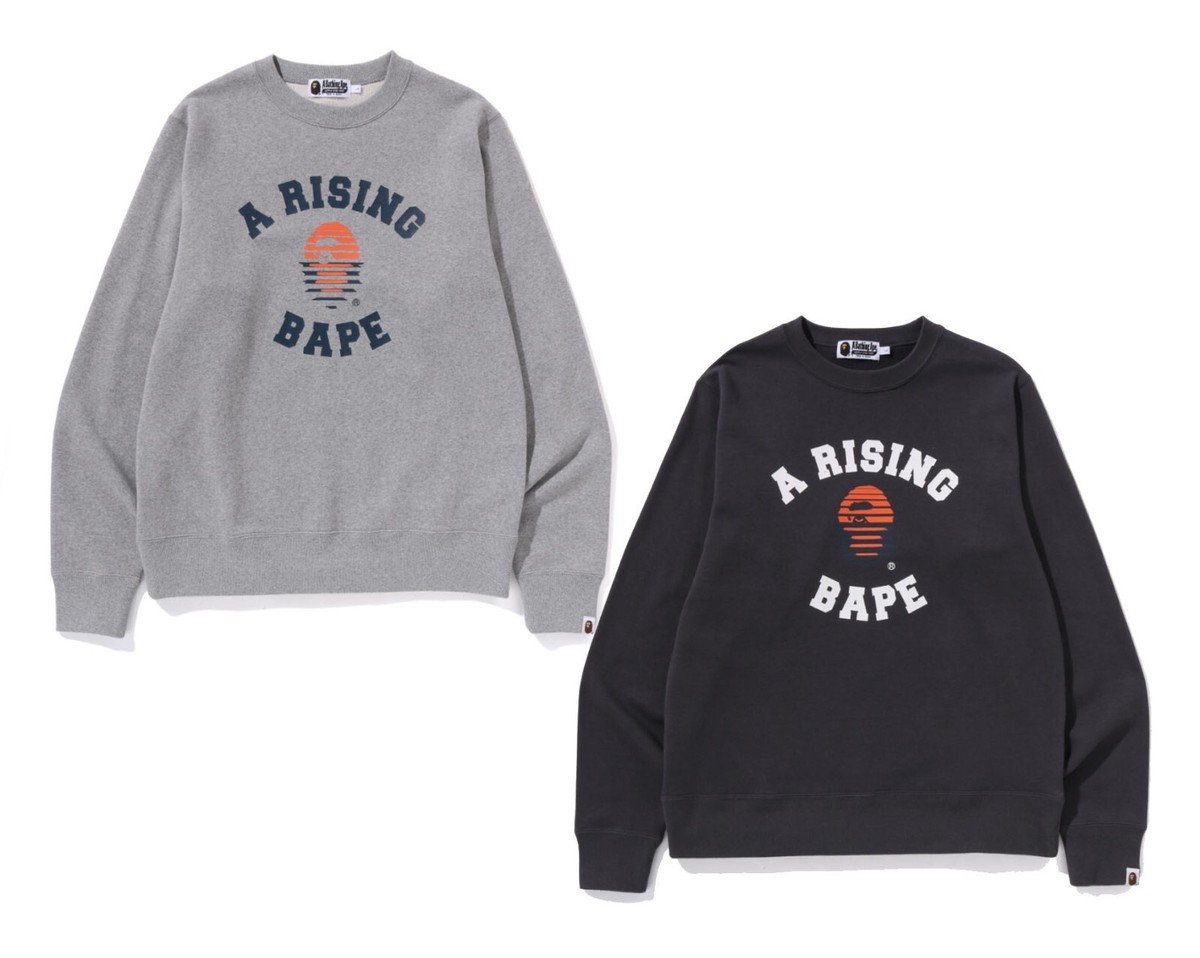 A Bathing Ape ビッグロゴトレーナー 3XL グレー A BATHING APE アベイシングエイプ Patch Zip Up Sweat パッチ