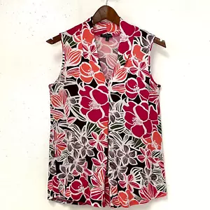 Ava & Grace ärmelloses Pullover-Top tropischer Blumendruck Größe S - Bild 1 von 7