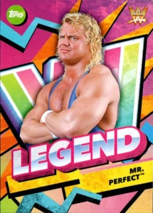 2021 Topps WWE Superstars Legend tarjeta de lucha libre #156 Mr. Perfecto - Imagen 1 de 1