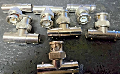 7 pcs Pomona, MXT, Kings BNC T coupler F-M-F goth new & used, all good - Image 1 of 3