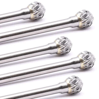 5x HM Schaftfräser 6mm Kugel Frässtifte Fräser Gravur für Dremel Proxxon Zubehör - Bild 1 von 4