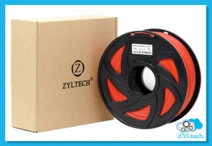 Red ABS 3D Printer Filament 1.75mm 1 kg 2.2 lbs - Picture 1 of 3