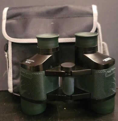 Carson Freefocus Army Green Binoculars 7 x 35 420 Ft / 1000 Yds w/ Case - Image 1 of 4