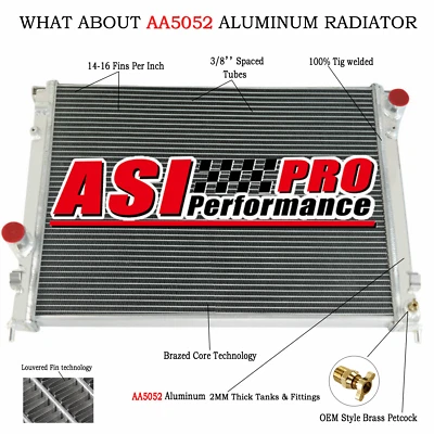 3 Row Aluminum Radiator For 2009-2023,14 Dodge Charger Challenger 3.5L 3.6L 5.7L Foto 1 de 4