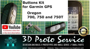 Garmin Oregon 700 - 750 (T) On/Off Buttons kit (Silicone-Waterproof) Bouton - Picture 1 of 5