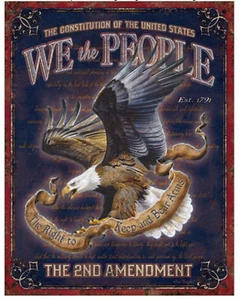 We then people insegna metallo latta supporto militare USA casa garage decorazione parete #1992 - Foto 1 di 1