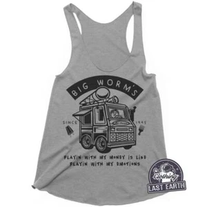 Friday Tank Top Big Worm Funny Ice Cube Movie Novelty Graphic Tees For Men Women - Picture 1 of 3