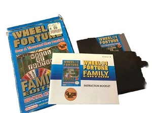 NES Nintendo CIB Wheel Of Fortune Family Edition Box Manual & Cart Boxed Game - Picture 1 of 5