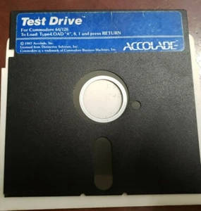 Test Drive (Commodore 64/128)Disk Only) - Picture 1 of 2