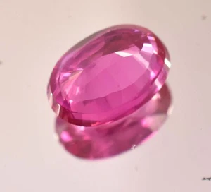 9,95 Ct Naturale Certificato Rosa Mozambico Rubino Pietra Preziosa Sciolta 13mm Certificato AA - Foto 1 di 5