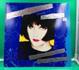 Linda Ronstadt Cry Like a Rainstorm LP 1989 Elektra 33 RPM Vinyl Record - Imagen 1 de 4
