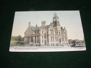 VINTAGE POSTCARD PLYMOUTH DEVONPORT TECHNICAL INSTITUTE SCHOOL NAVY - Picture 1 of 2