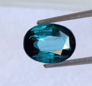 2 kt 100 % natürlicher Turmalin Ring und Schmuckherstellung geschliffener Edelstein 8,8 x 6,6 mm - Bild 1 von 4