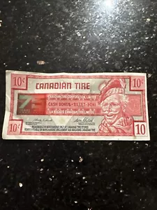 Canadian Tire Money 10 cent 75th Anniversary 1996 Special Edition 7509140416 VTG - Picture 1 of 2