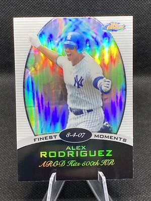 2008 Topps Finest Moments #FM-AR Alex Rodriguez New York Yankees - Image 1 of 2