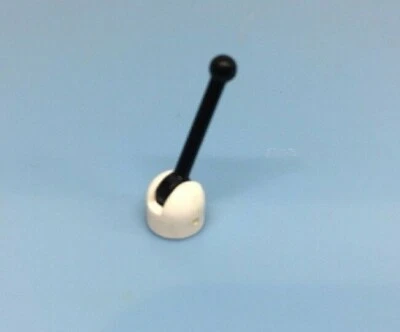 Vintage Lego Antennen schwarz & weiß Gear Stick 1 klappbare Antenne - Bild 1 von 3