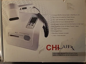 CHI AIR Hair Dryer/ Hand Dryer/ UV Sanitizer &Air Deorderizer/ Clock . - Picture 1 of 14