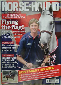 HORSE And HOUND - The Equine Interest Magazine 22 August 2013 - European Champs - Imagen 1 de 1