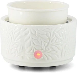 Wax Melt Warmer,Electric 3-In-1 Wax Melter,Ceramic Candle Wax Warmer Burner for - Picture 1 of 12