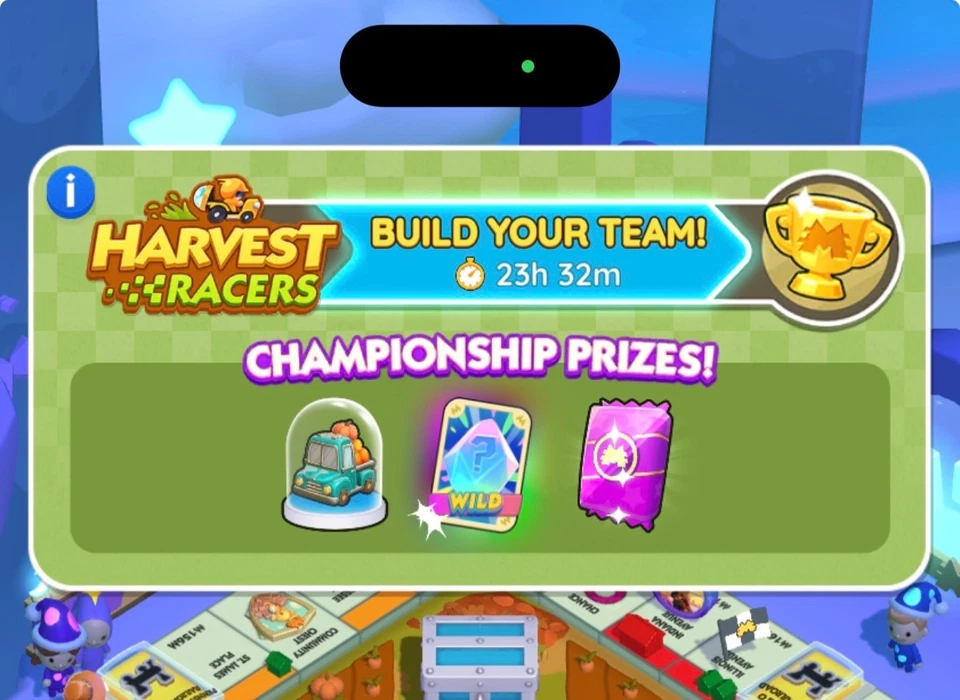 Harvest Racers Partner-Monopoly Go -1st Place- Sure Win - Image 1 of 1