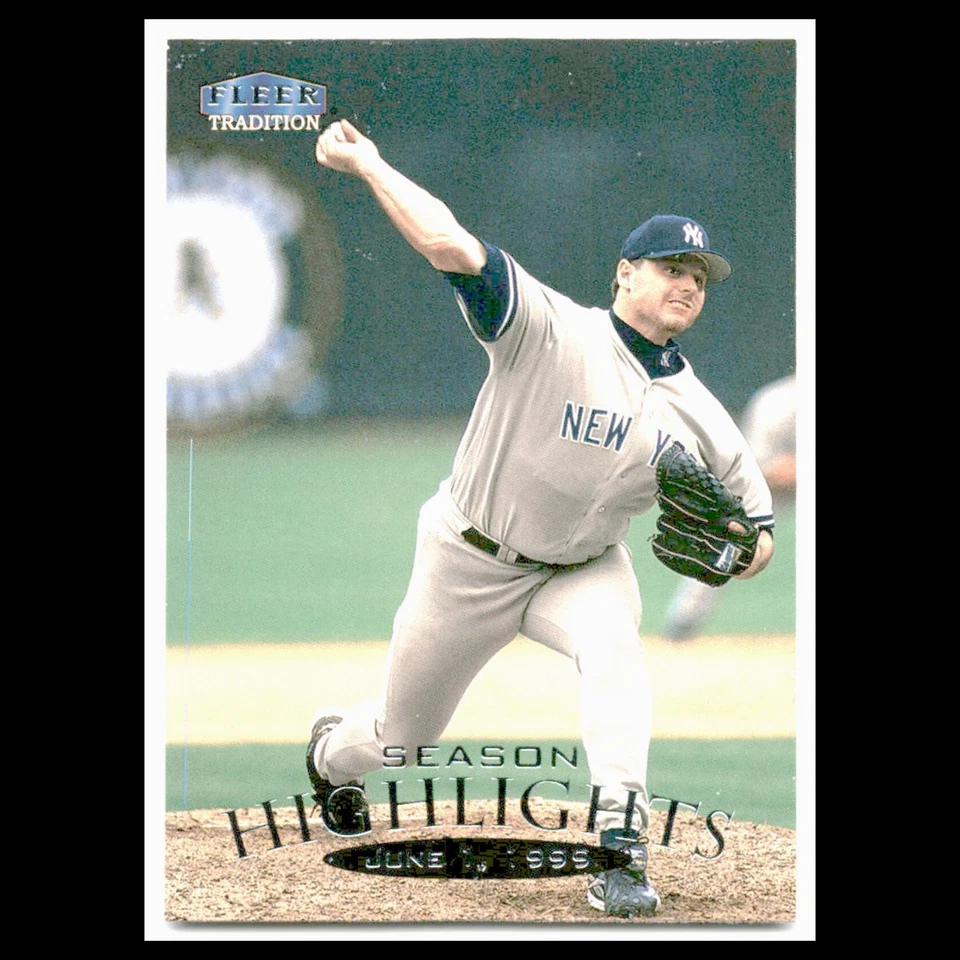 Roger Clemens #U-143 1999 Fleer Tradition Update New York Yankees Baseball Card - Image 1 of 3
