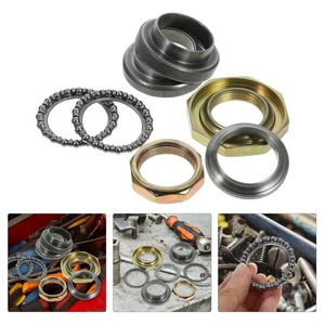 1 Set Scooter Fork Steering Stem Set Front Fork Steering Bearing For Go Karts - Picture 1 of 12