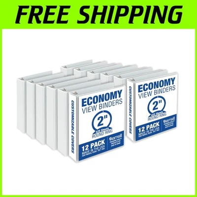 Clear View Cover Binders, 2-Inch - 12 Pack - Image 1 of 4