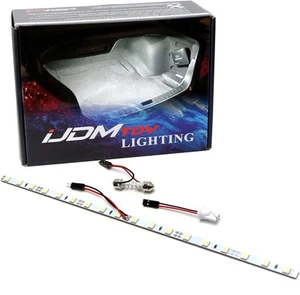 iJDMTOY 18-SMD-5050 LED Strip Light Compatible with Car Trunk Xenon White - Picture 1 of 9