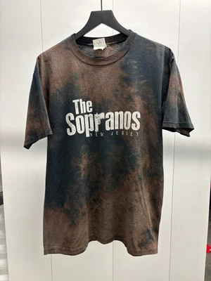 Camisa de colección Soprano Nueva Jersey lavado ácido pistola grande Foto 1 de 4