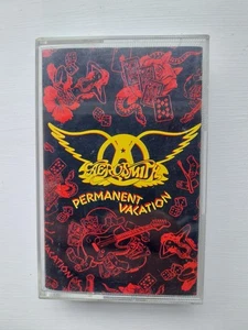 Aerosmith "Permanent Vacation" cassette tape album Geffen 1987 - Picture 1 of 9