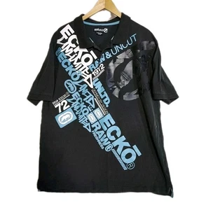 Polo vintage Ecko Unlimited uomo 2XL rinoceronte grezza e non tagliata - Foto 1 di 10