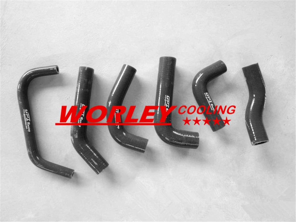 CA-Silicone Radiator Hose FOR Honda XR650 XR650R 2000-09 01 02 03 04 05 BLACK Foto 1 de 1
